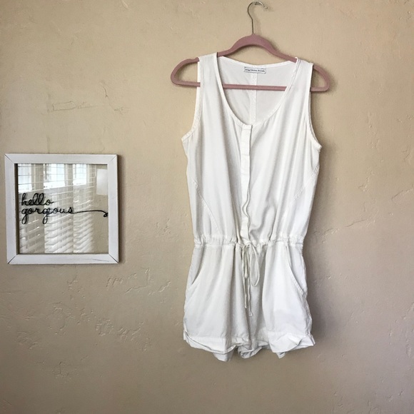 Young Fabulous & Broke Pants - YFB Off White Romper